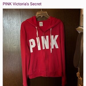 PINK Victoria's Secret Red Hoodie Victoria’s Secret Pink Hoodie